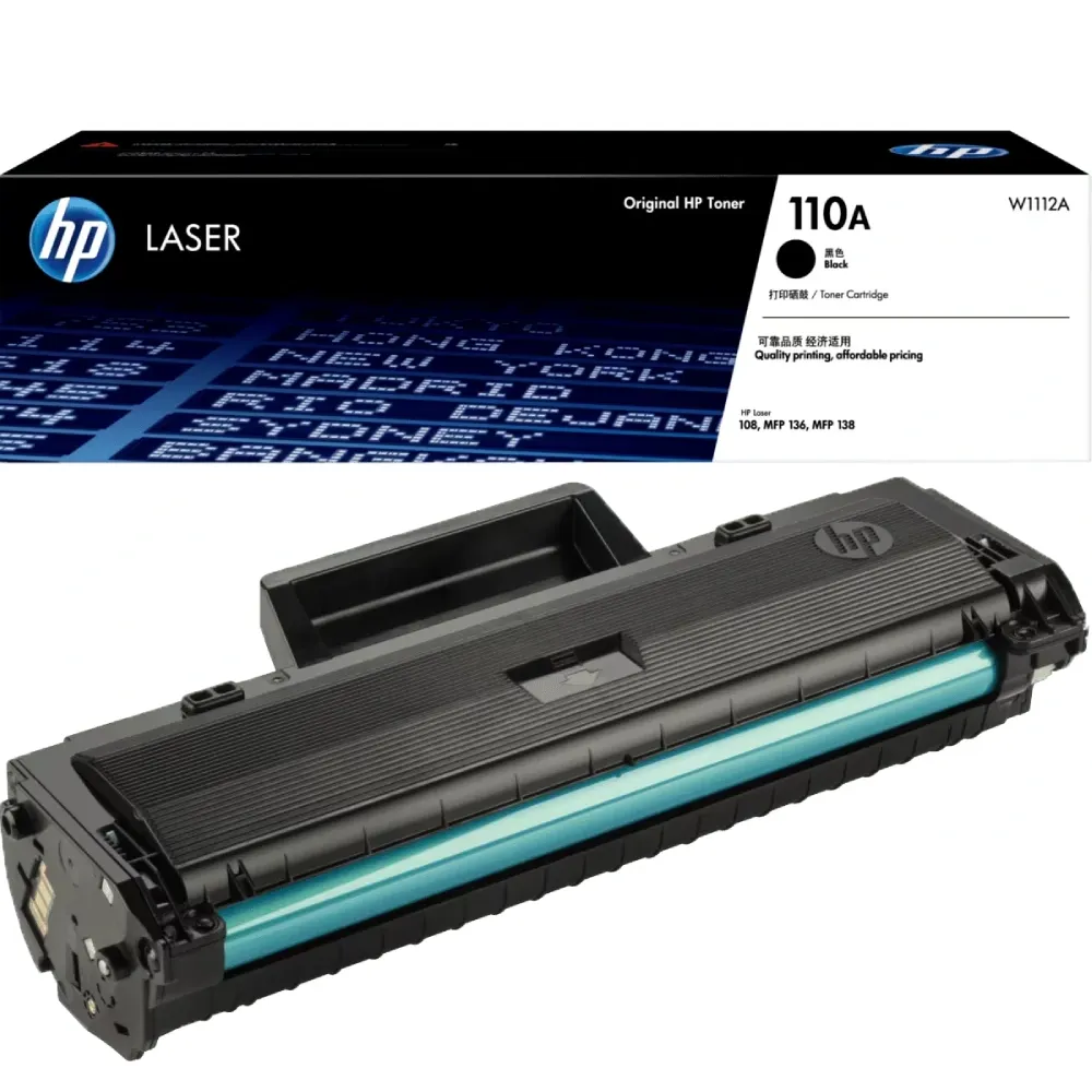 HP 110A Black Genuine Laser Toner Cartridge view 2